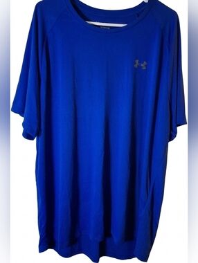 Under Armour Men’s HeatGear UA Tech Short Sleeve Tee - Royal Blue - XXL Loose